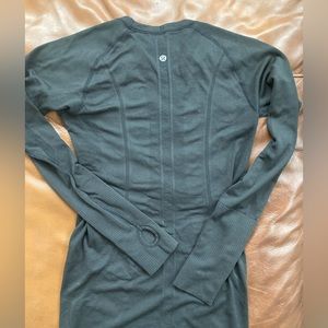 Lulu lemon Swiftly Tech Long-Sleeve Shirt Black Size 6